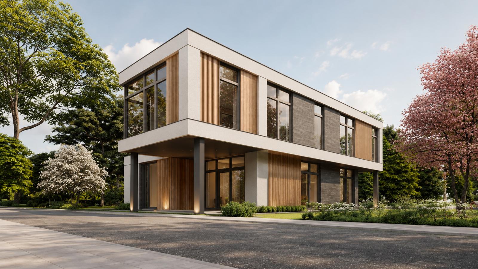 Moderne villa - Villabouw