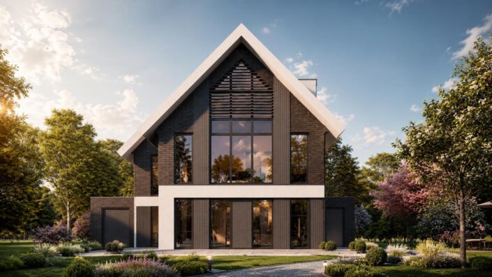 Moderne kap villa