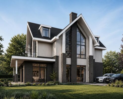 Moderne kap villa - Villabouw
