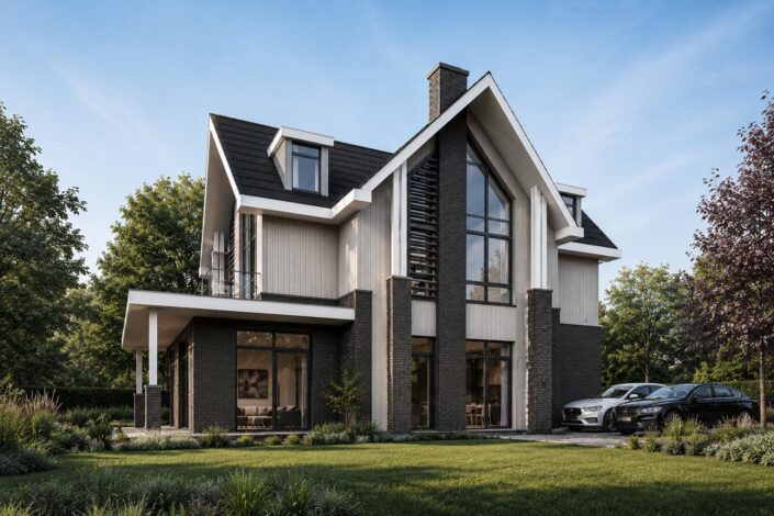 Moderne kap villa - Villabouw