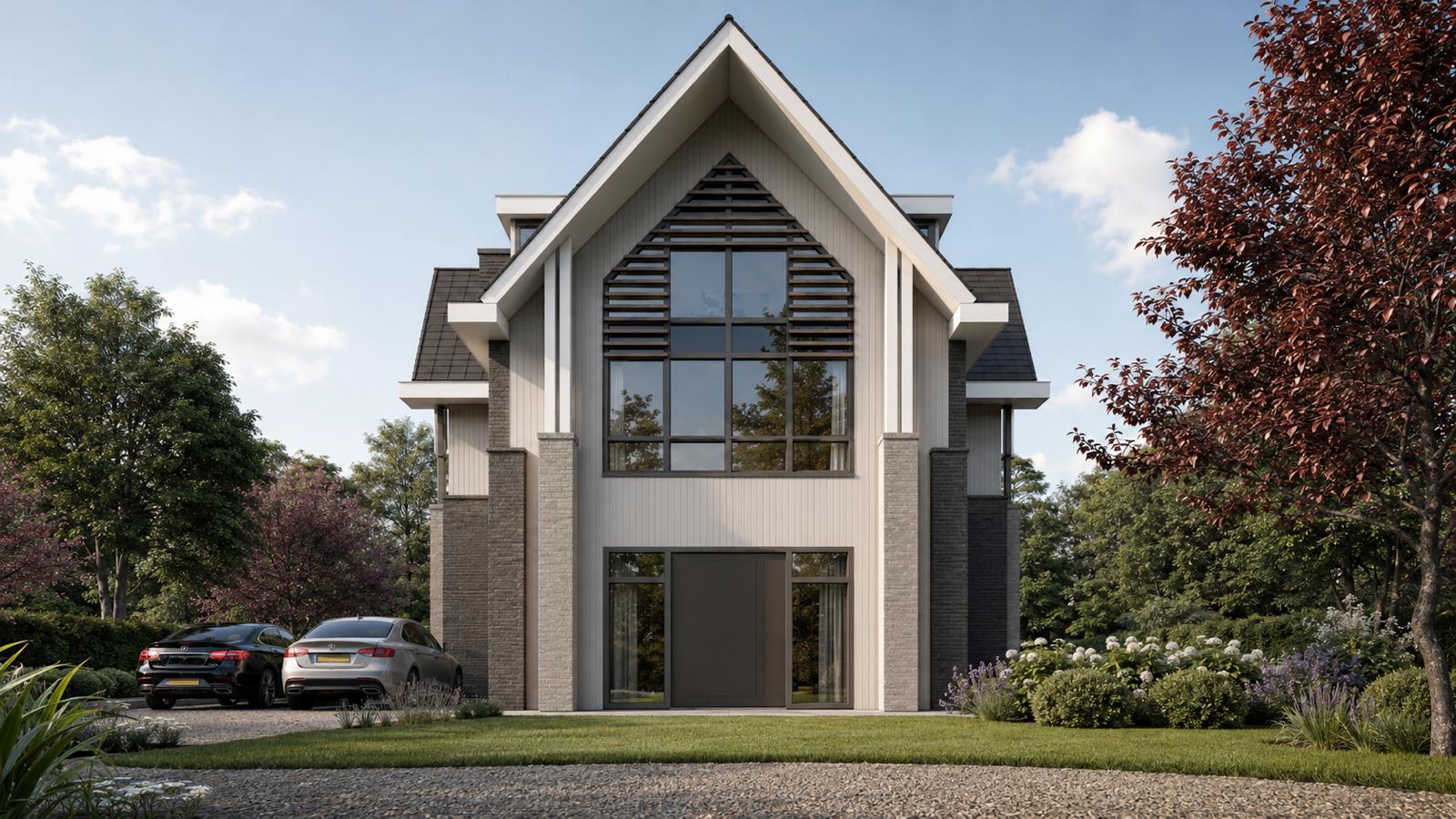 Moderne kap villa - Villabouw
